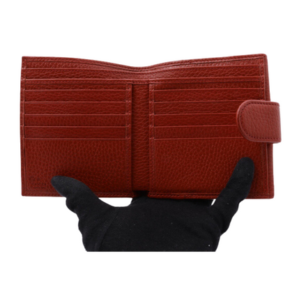 Red GG Compact Wallet