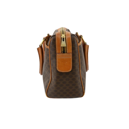 Brown Macadam Mini Boston Bag