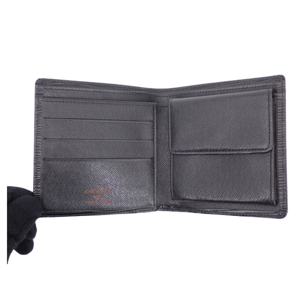 Epi Black Bi-fold Wallet