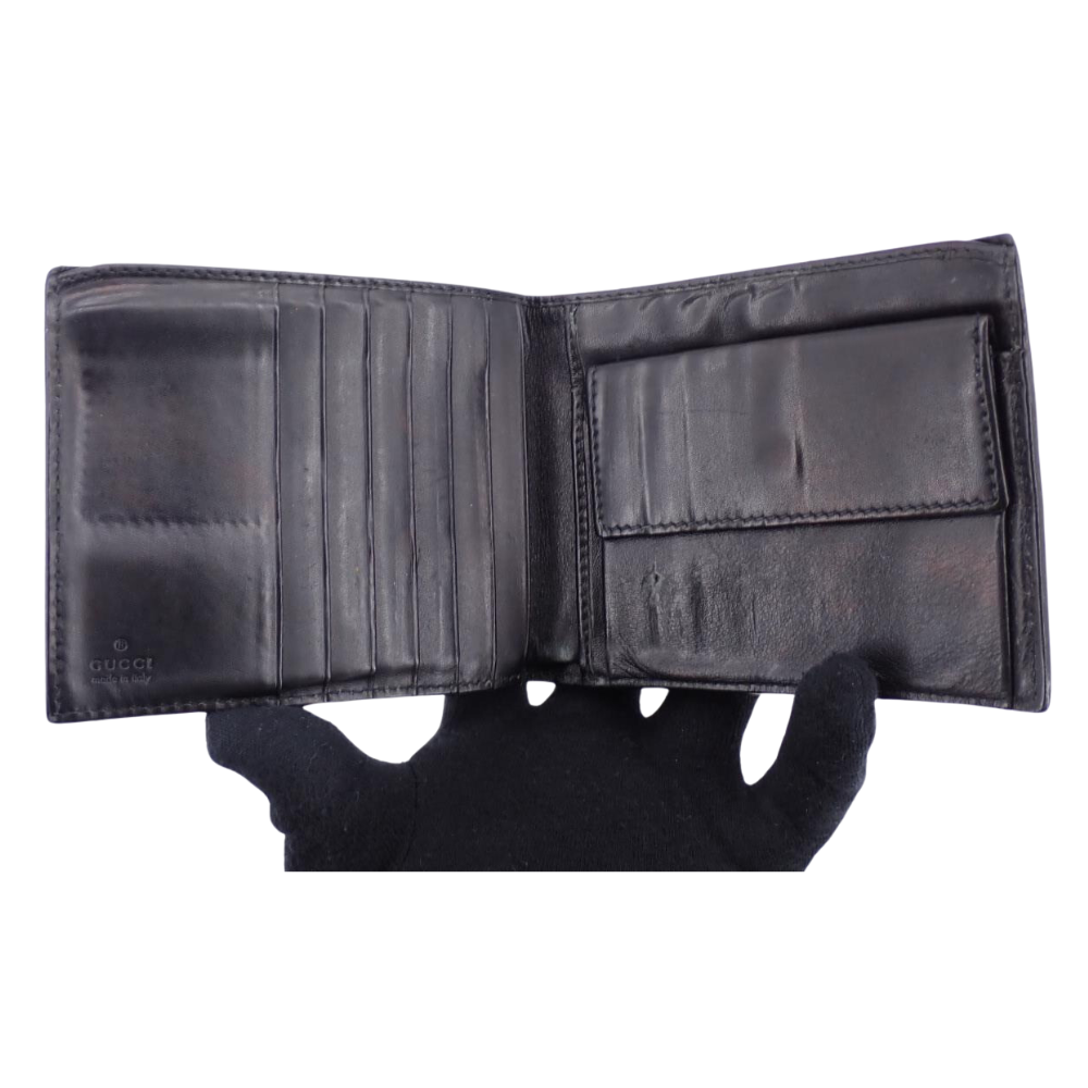 Black Sima Bi-fold Wallet