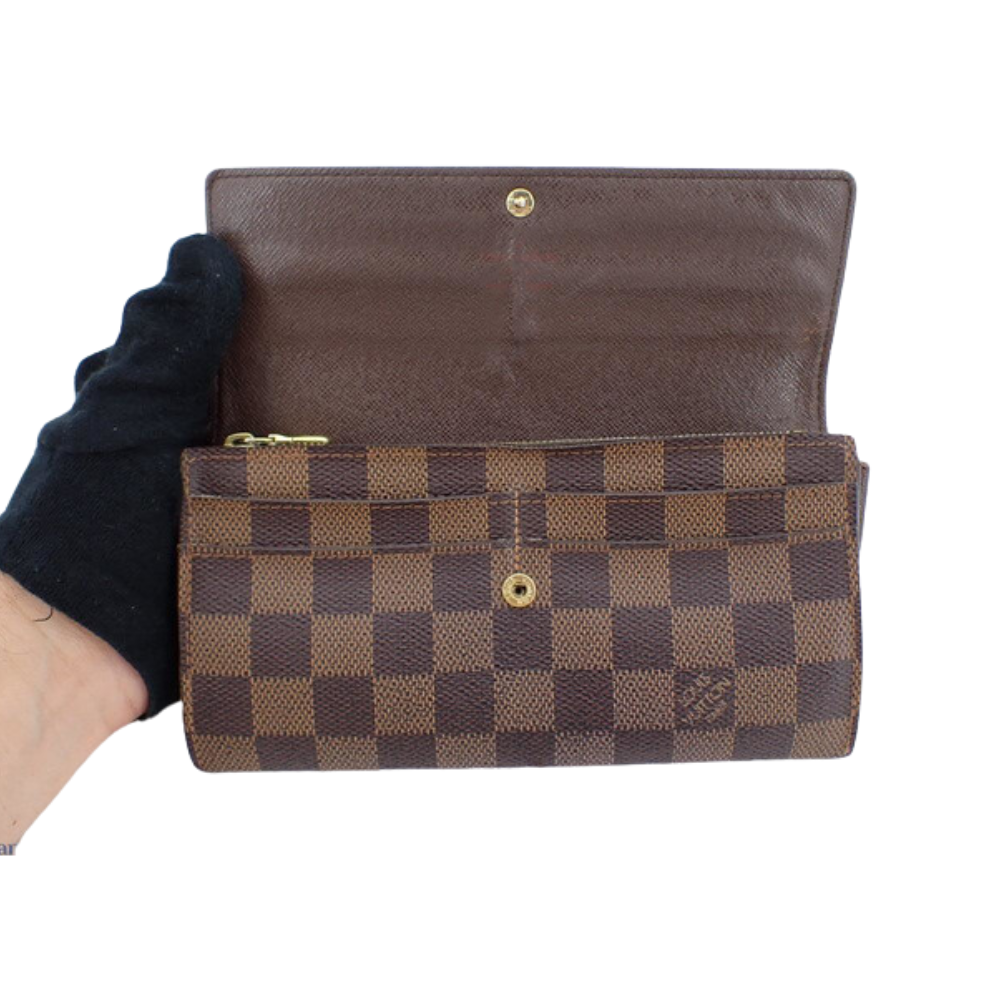 Damier Ebene Sarah Wallet