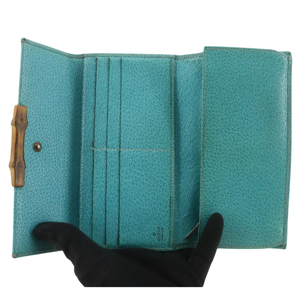 GG Bamboo Long Wallet