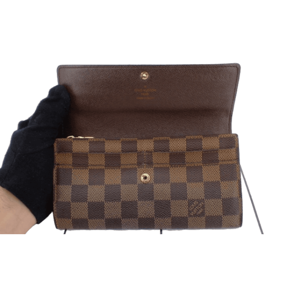 Damier Ebene Sarah Wallet