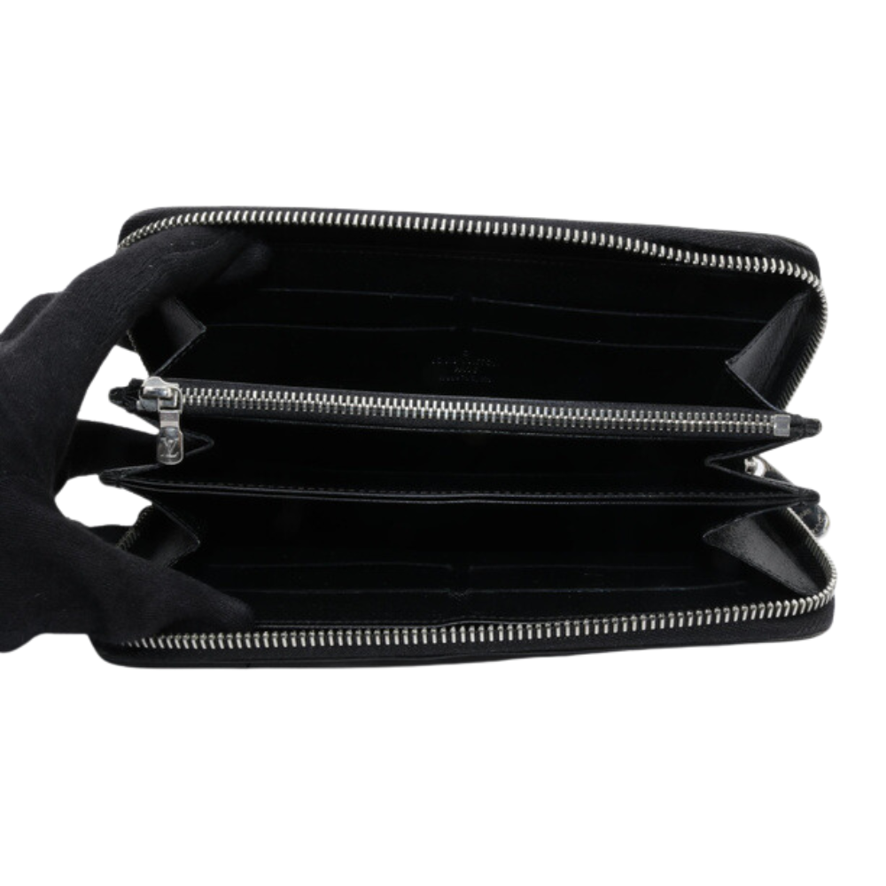 Epi Black Zippy Wallet