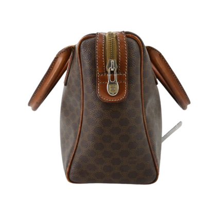 Brown Macadam Mini Boston Bag