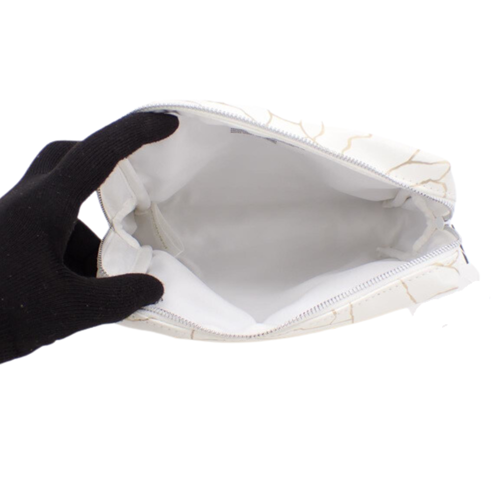 White Cosmetic Pouch