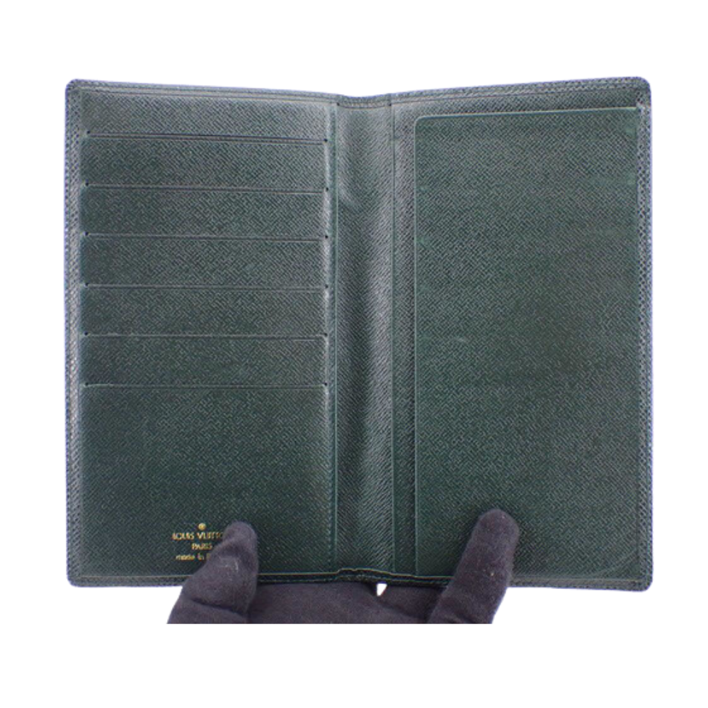 Taiga Green Long Wallet