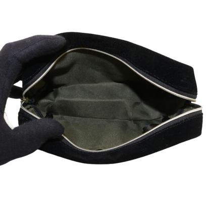 Black Velvet Cosmetic Pouch