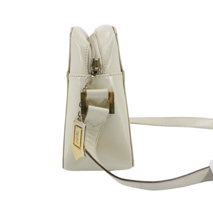 White Leather Shoulder Bag