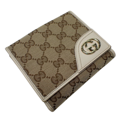 GG Canvas Compact Wallet