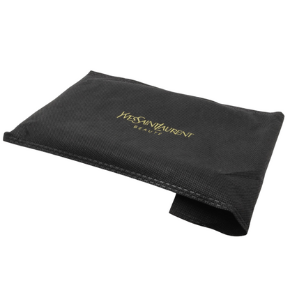 Black Leather Cosmetic Pouch