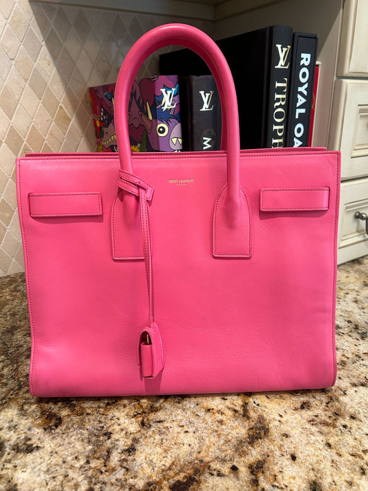 YSL 2 Way Pink Shoulder Bag