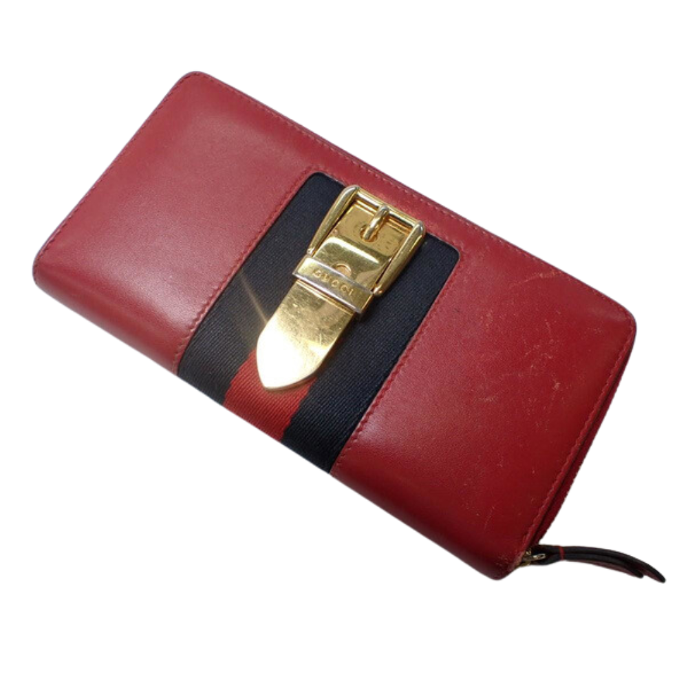 Red Leather Sylvie Wallet