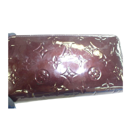 Vernis Burgundy Zippy Wallet