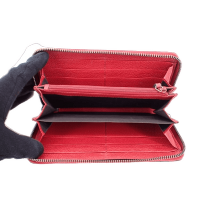 Red Vintage logo Zippy Long Wallet