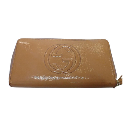 Brown GG Canvas Long Wallet