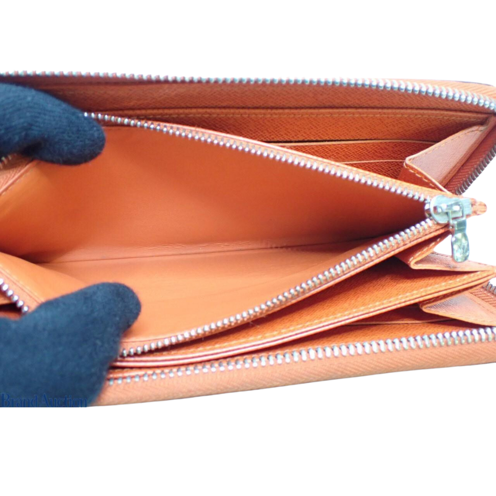 Epi Orange Zippy Wallet