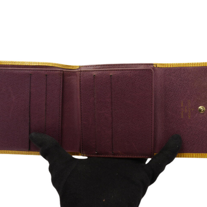 Epi Yellow Elise Wallet