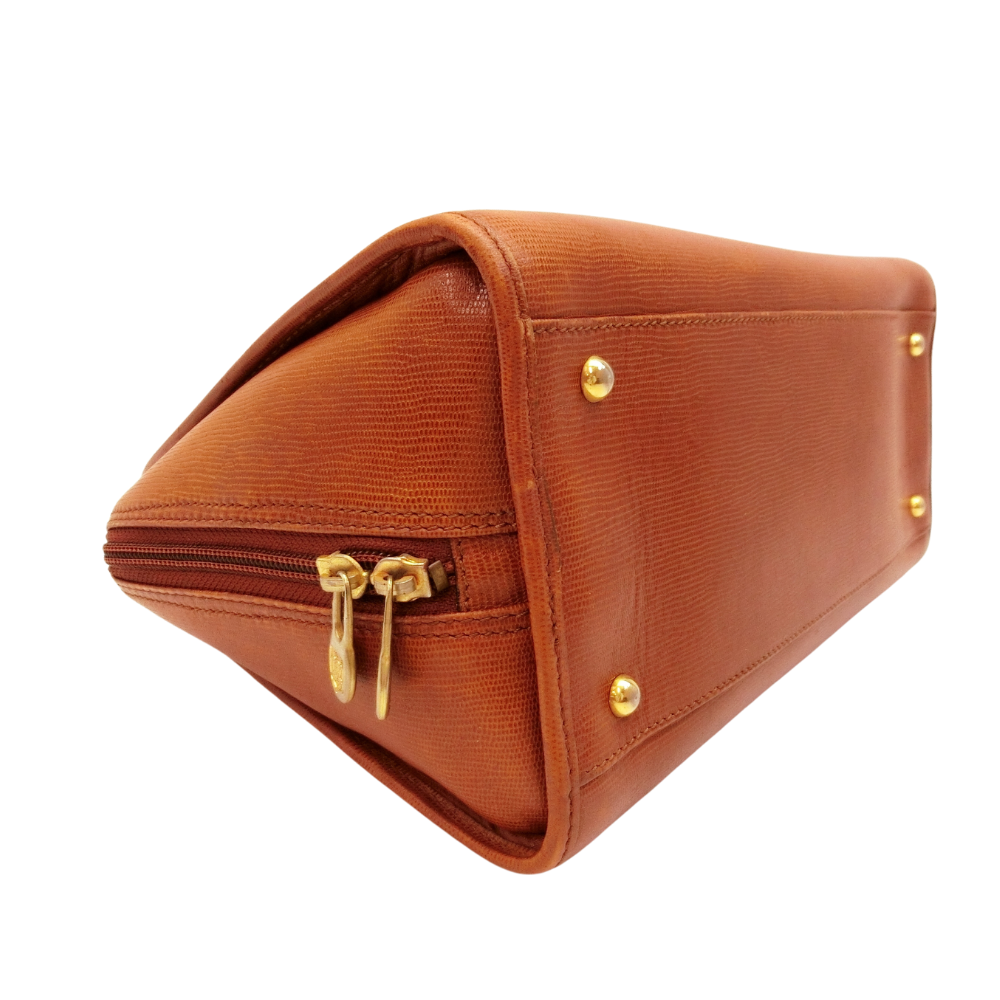 Brown Leather Boston bag