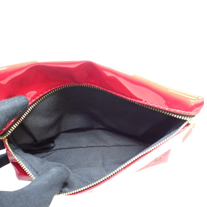 Red Leather Pouch