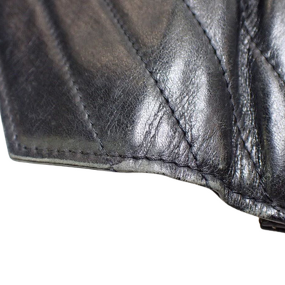 Black Leather Clutch