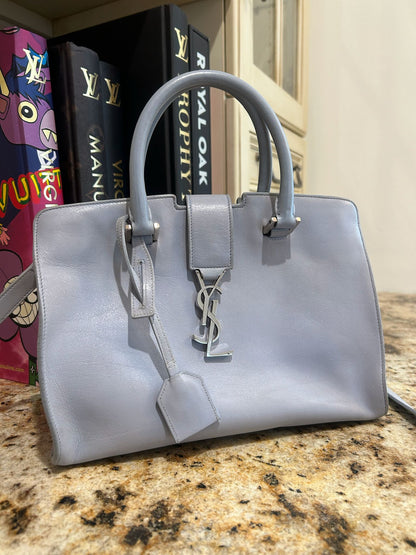 YSL Baby Blue Cabas