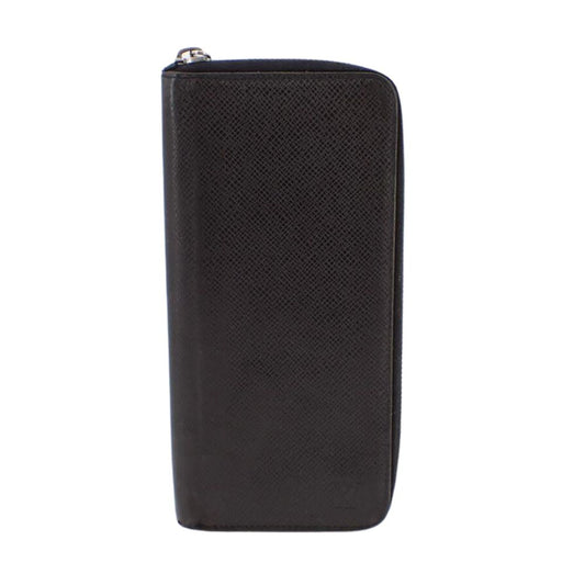 Taiga Black Vertical Zippy Wallet