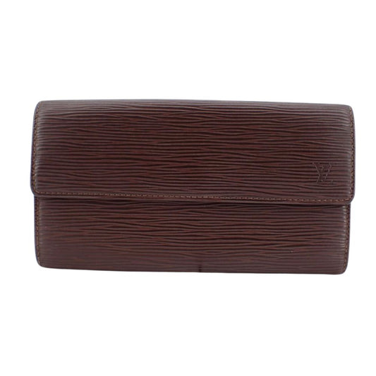 Epi Brown Long Wallet