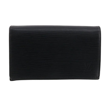 Epi Black Tri-Fold Wallet