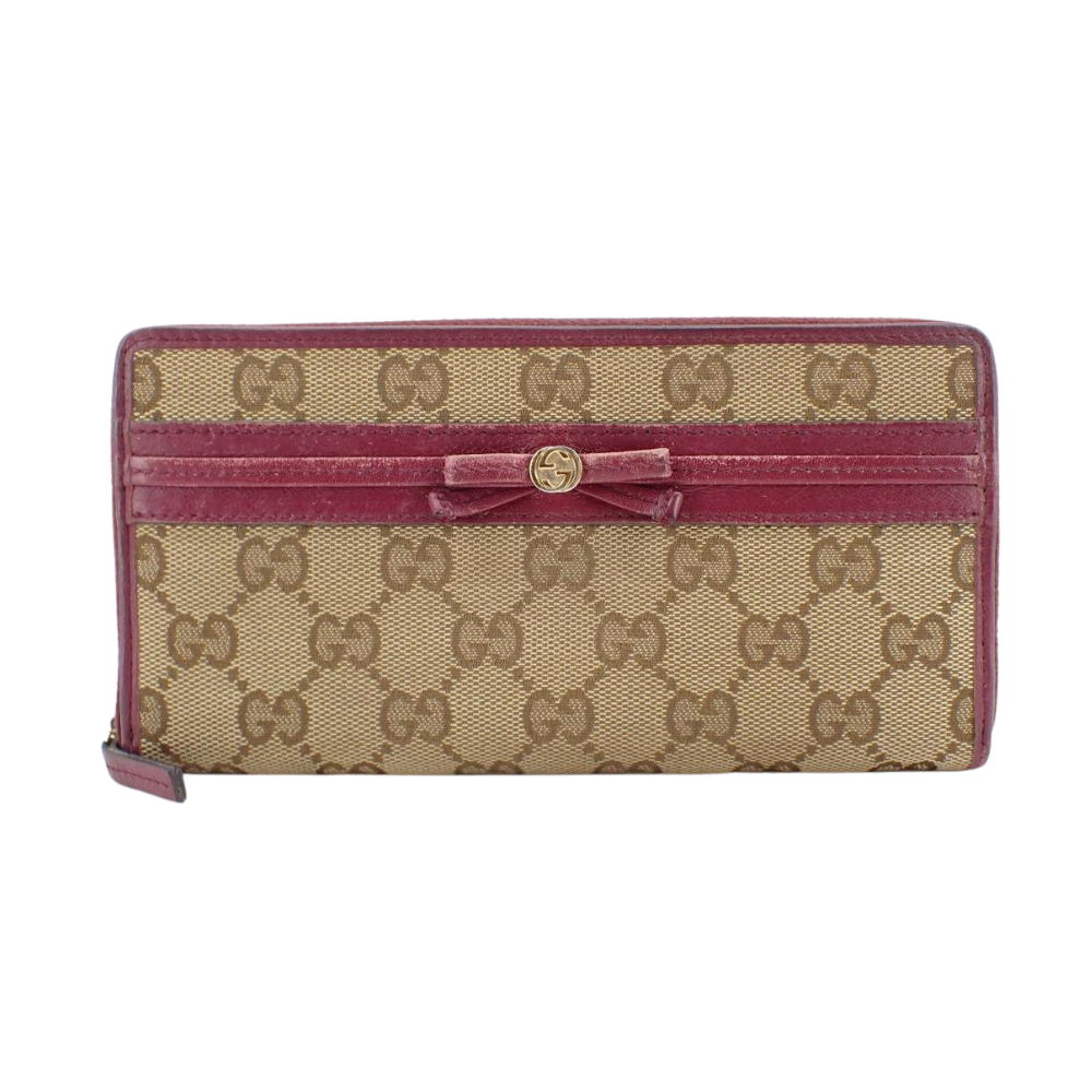 GG Canvas Zippy Long Wallet