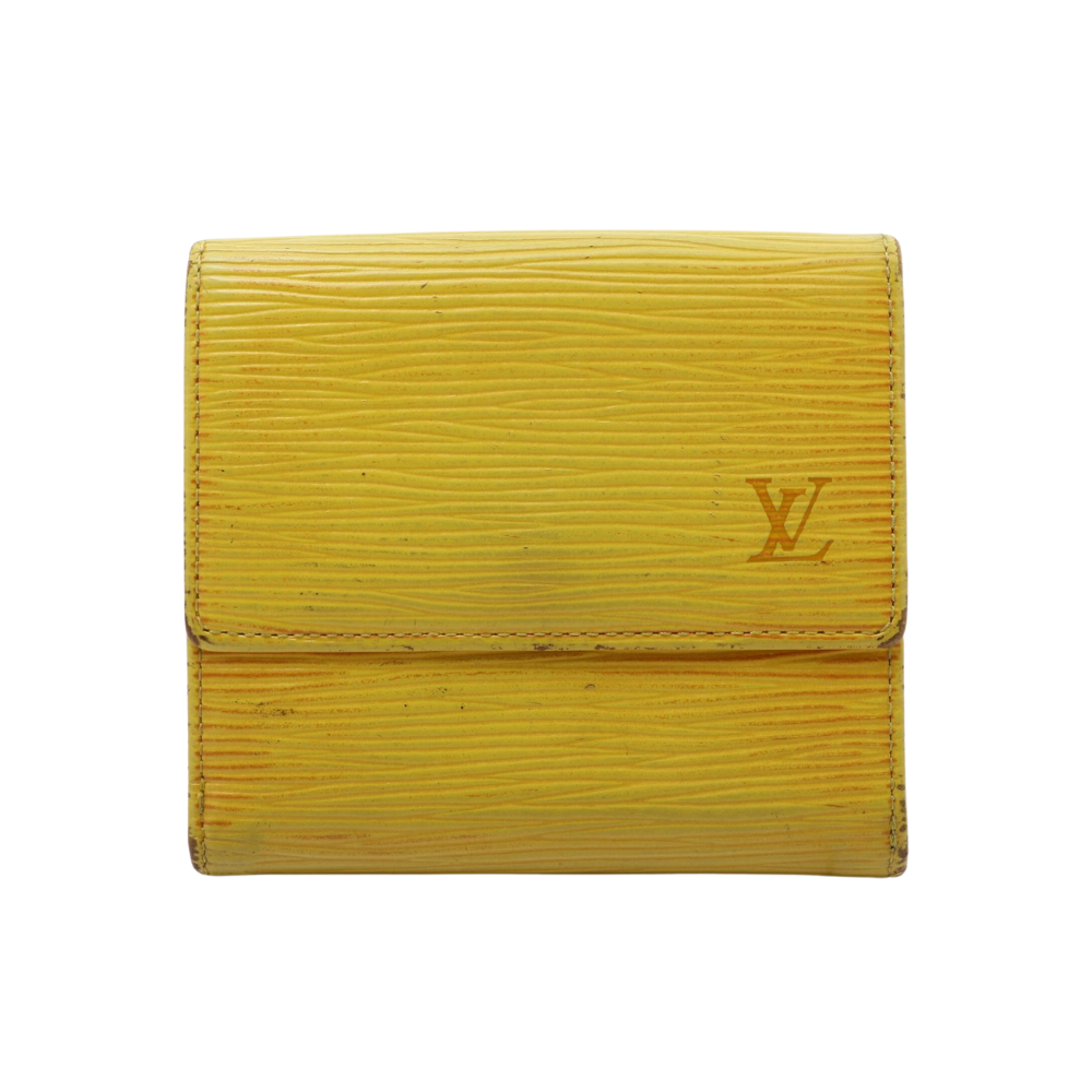 Epi Yellow Elise Wallet