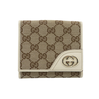 GG Canvas Compact Wallet