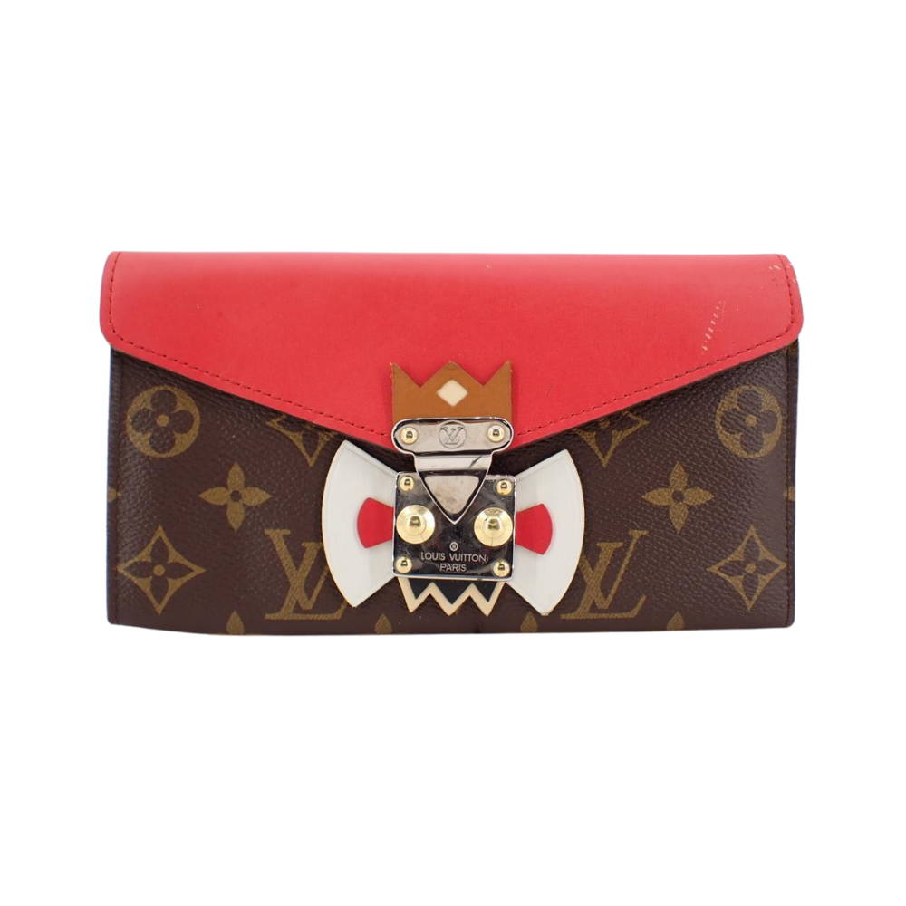 Monogram Sarah Tribal Mask Wallet