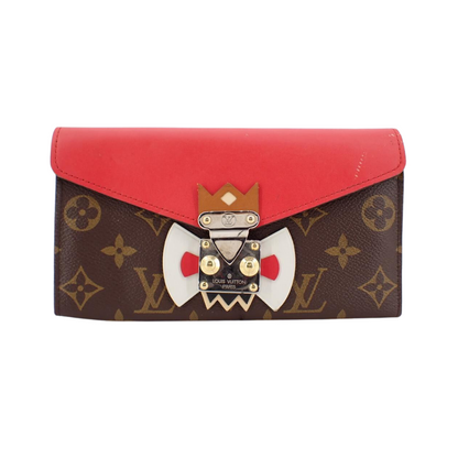 Monogram Sarah Tribal Mask Wallet