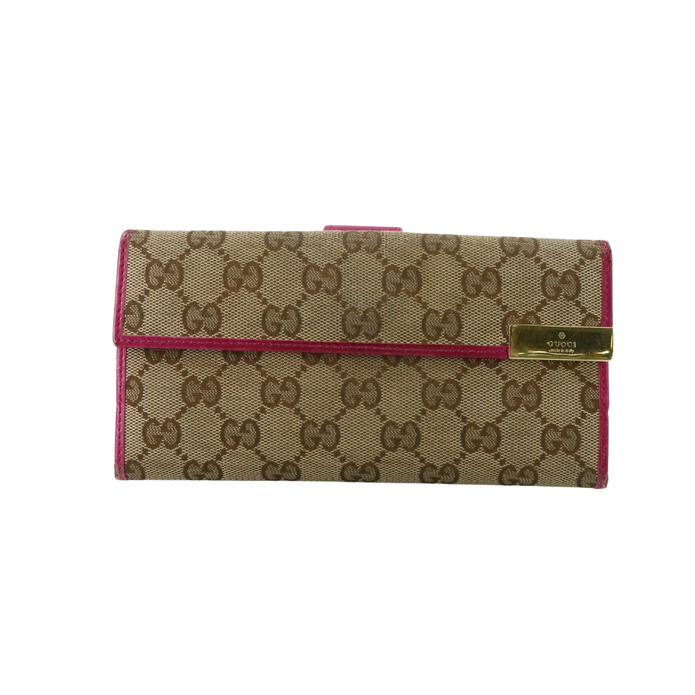 GG Canvas Long Wallet