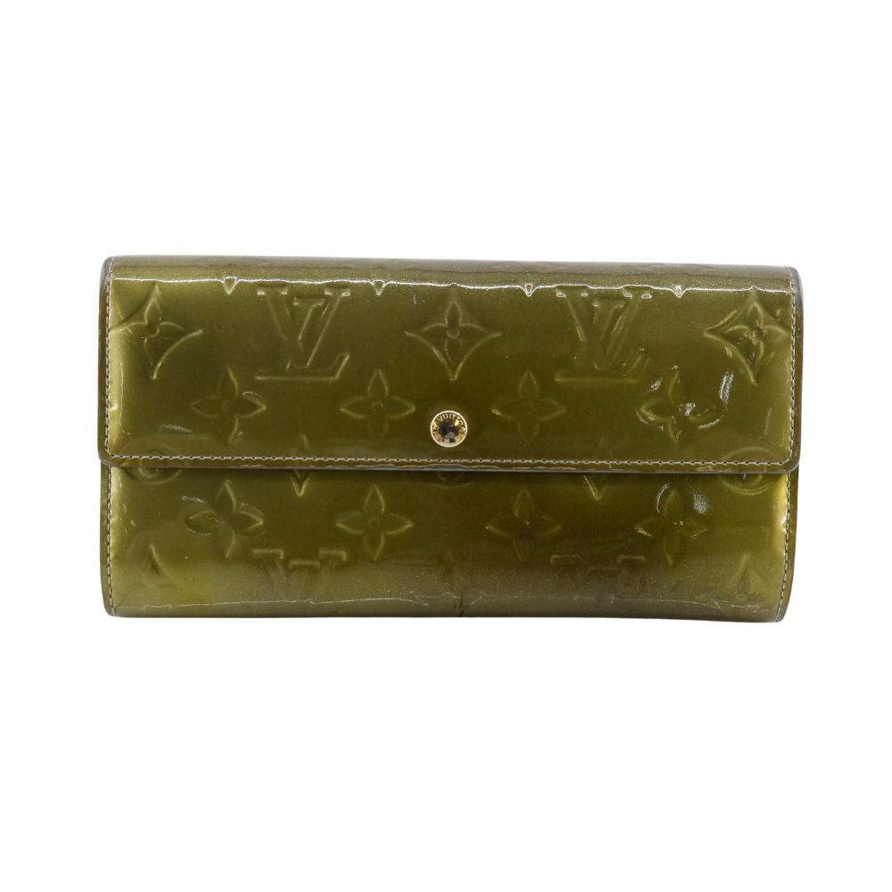 Green Bi-fold Long Wallet