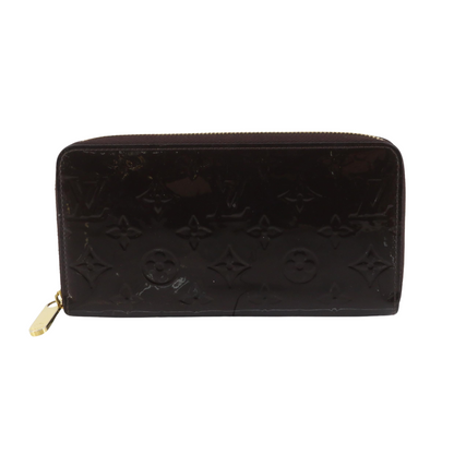 Vernis Burgundy Zippy Wallet