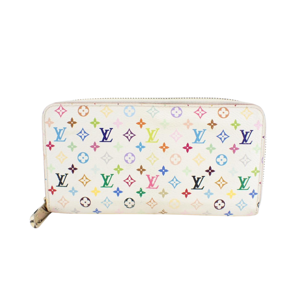 Murakami White Zippy Wallet