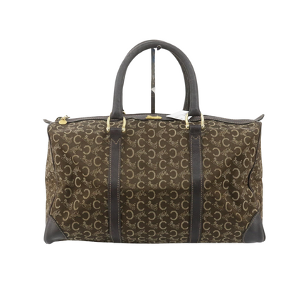 Brown C Macadam Boston Bag