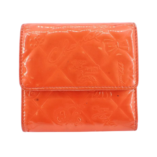 Orange Icon Series Tri-Fold Wallet