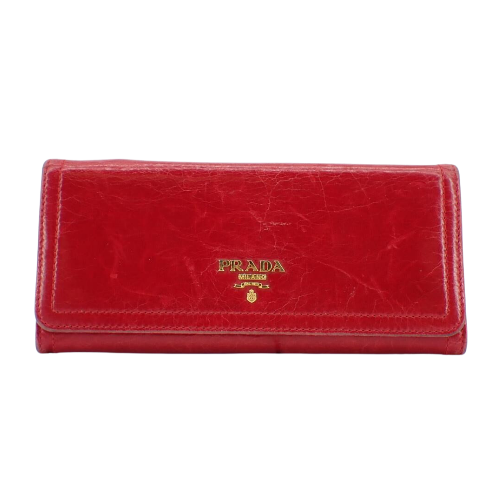 Red Long Wallet