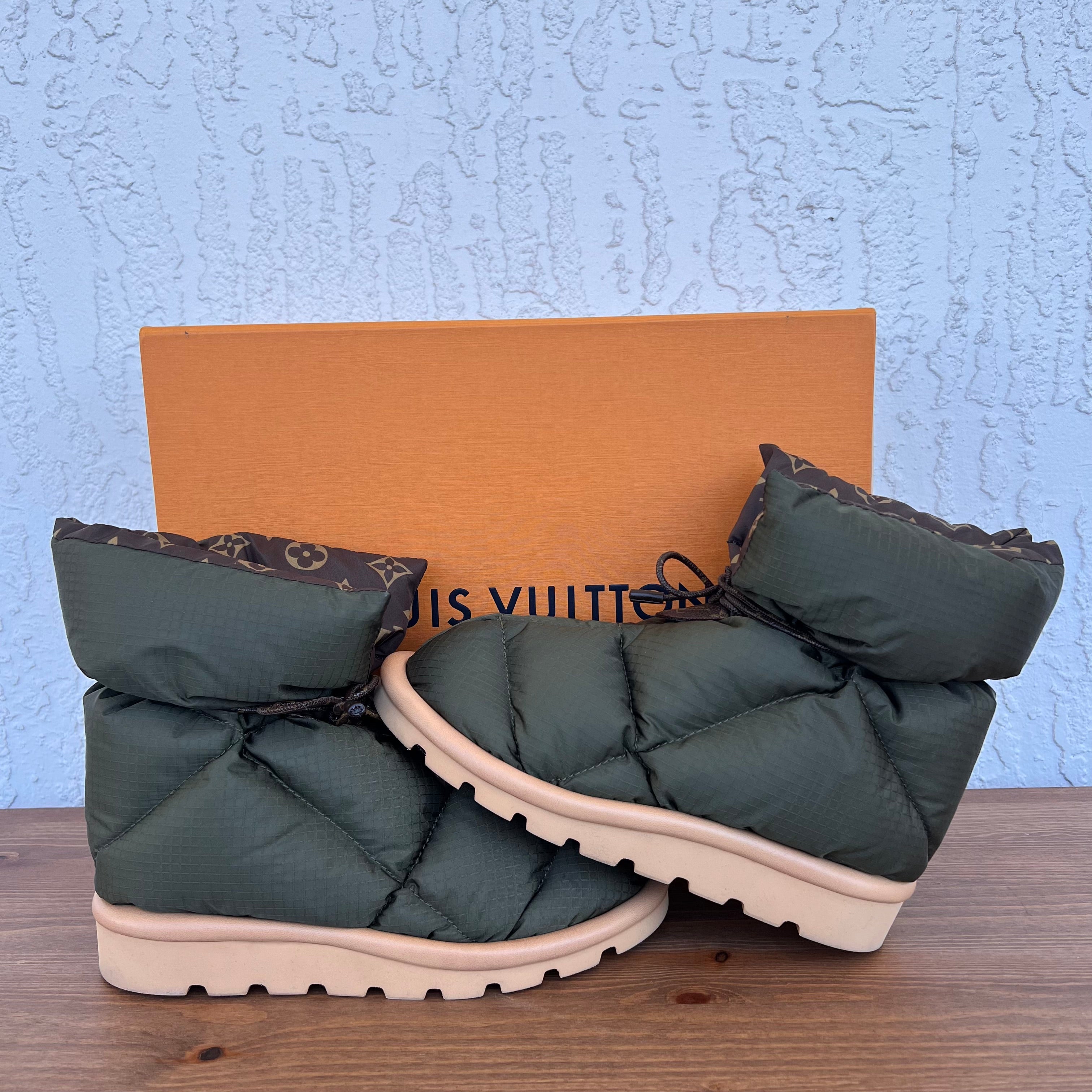 Louis Vuitton brown Pillow Comfort Ankle Boots