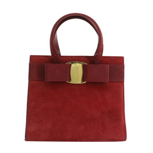 Red Leather Handbag