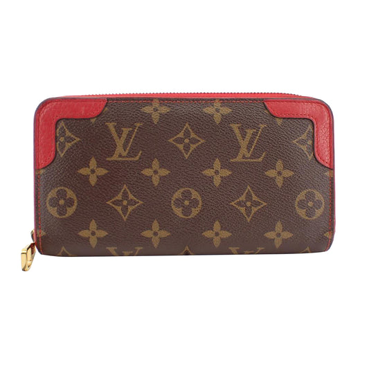 Monogram Retiro Cerise Zippy Wallet