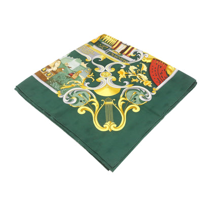 Green Silk Scarf