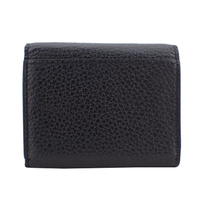 Capucines Black Bi-Fold Wallet