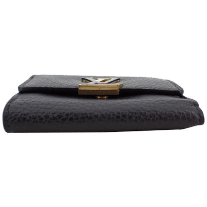 Capucines Black Bi-Fold Wallet