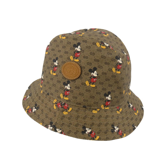 Brown GG Supreme Mickey Mouse Hat