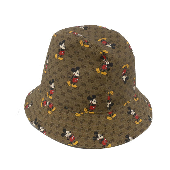 Brown GG Supreme Mickey Mouse Hat