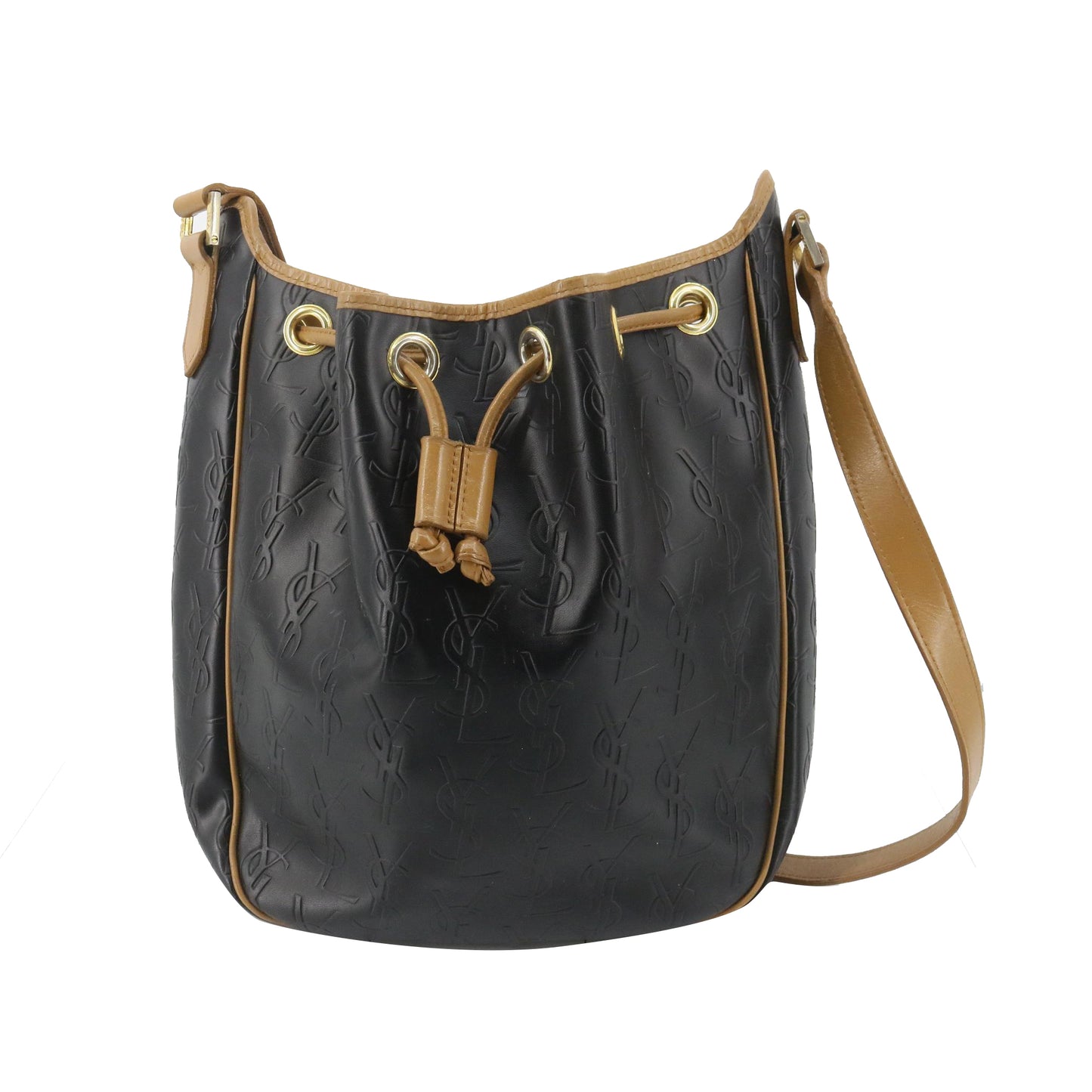 Black Leather Shoulder Bag